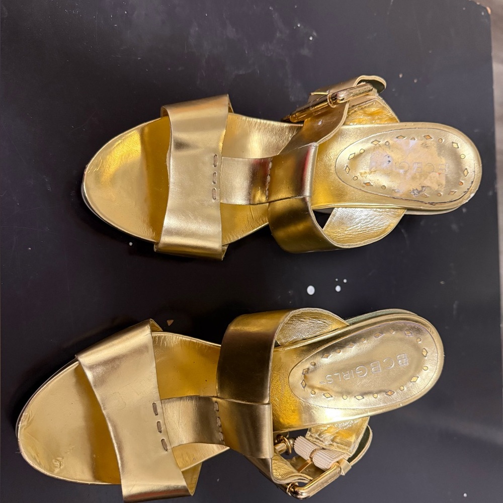 BCBG Gold Women's Sandals
